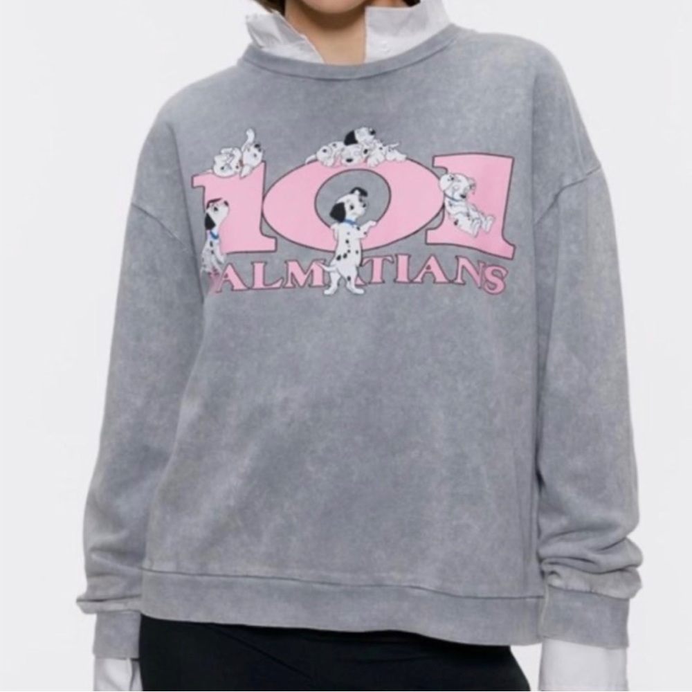 Zara Disney 101 Dalmatians Gray Size XL